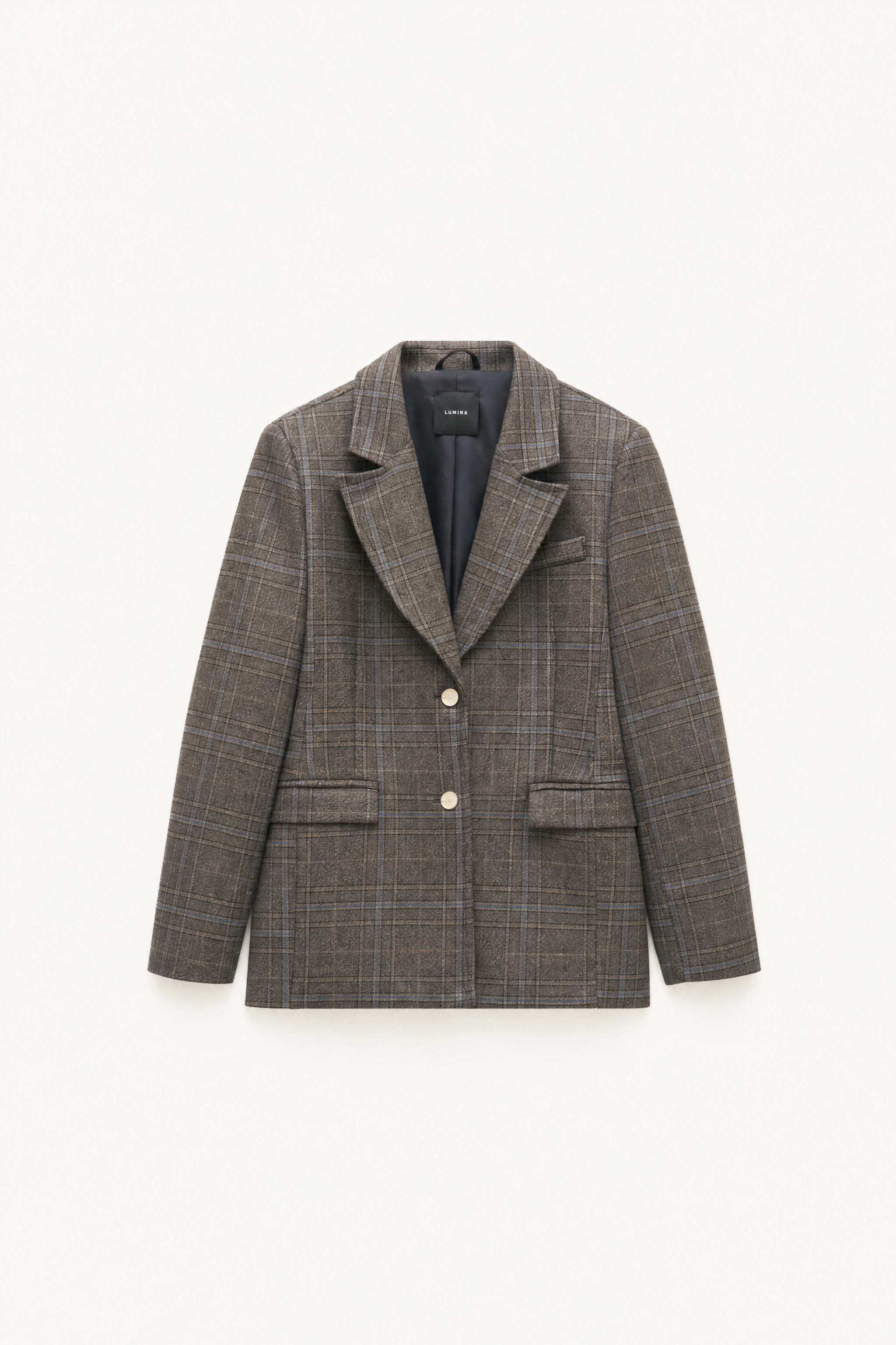 Tailored Checked Blazer