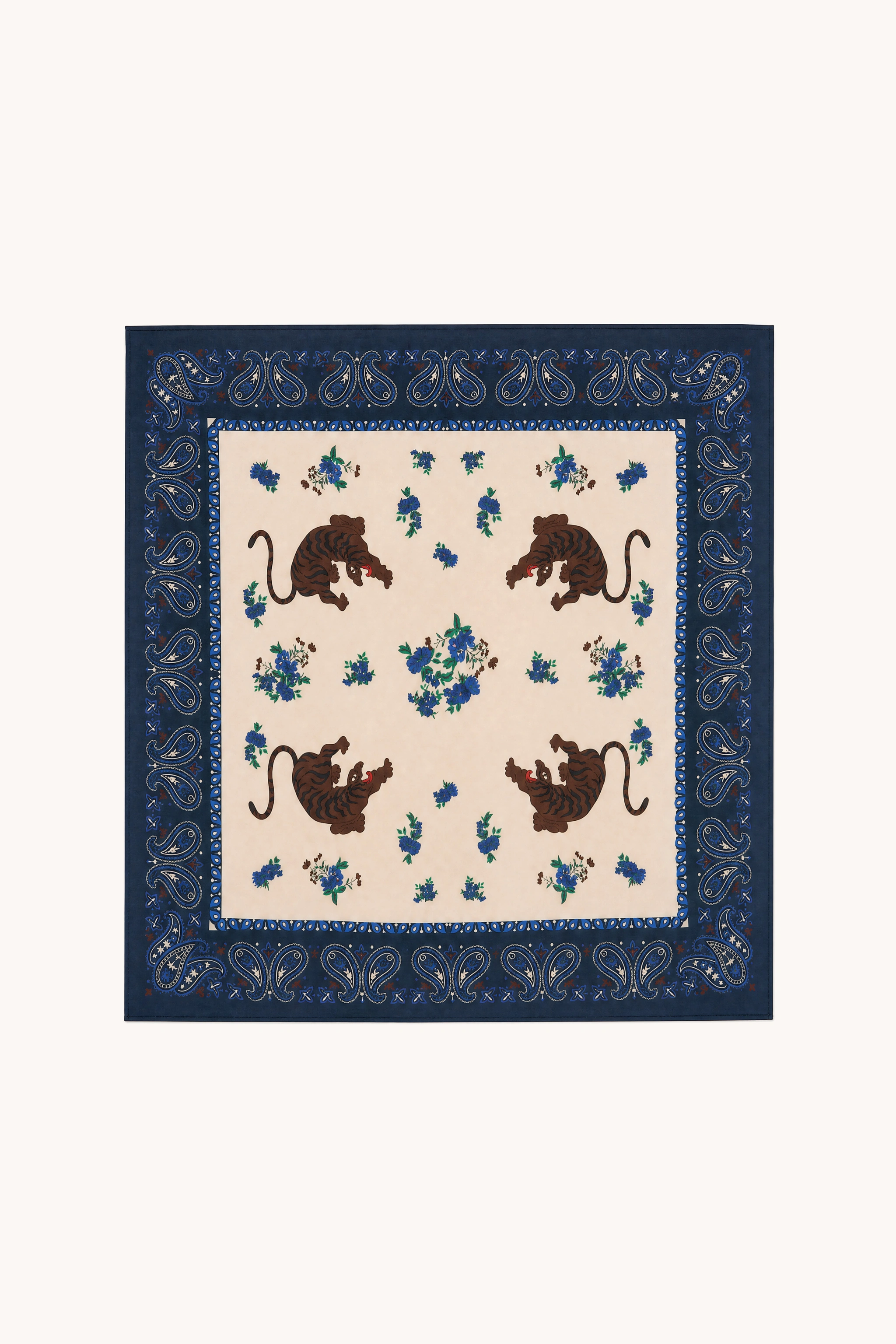 Paisley-Edged Scarf