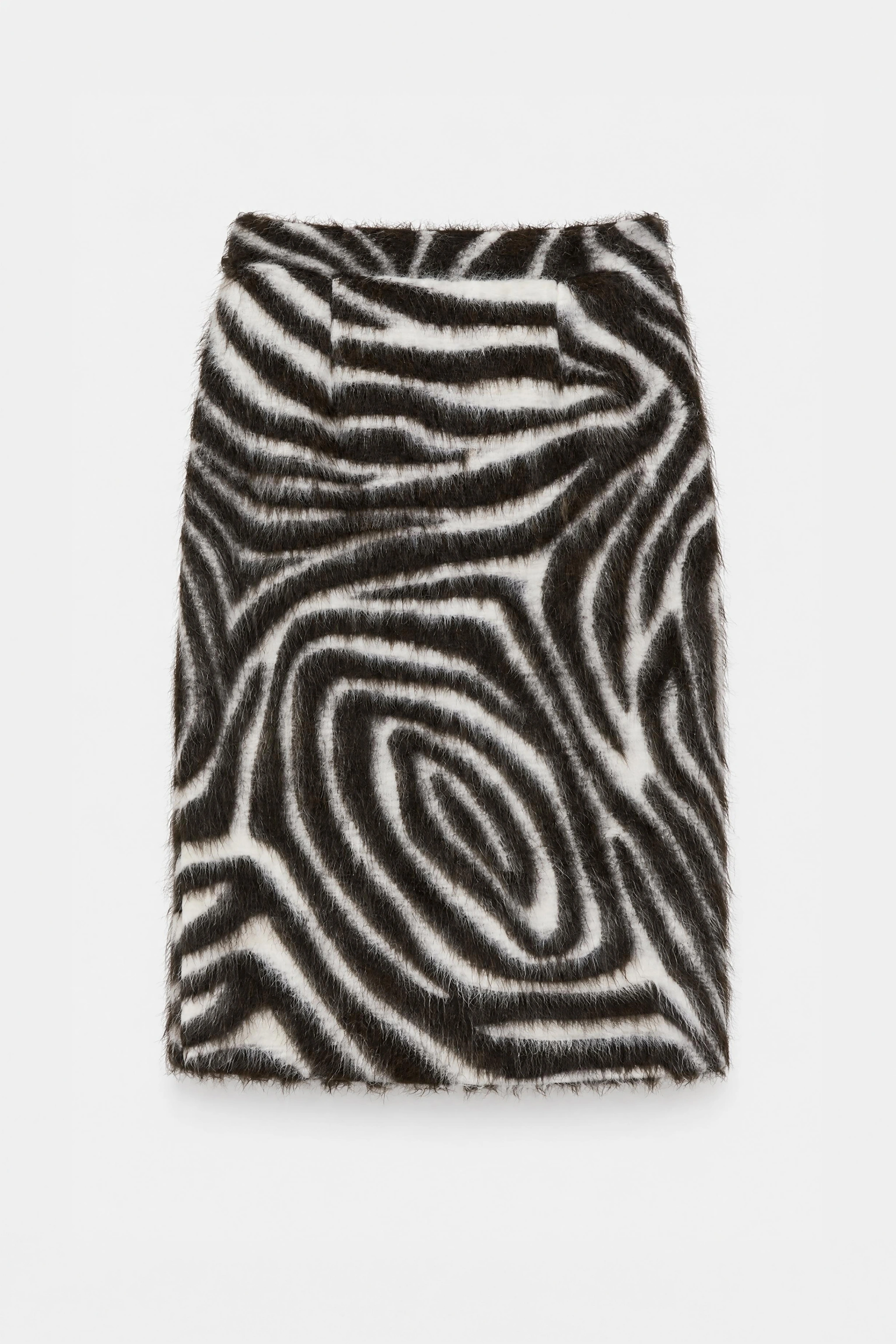 Midi Pencil Skirt in Bold Animal Print