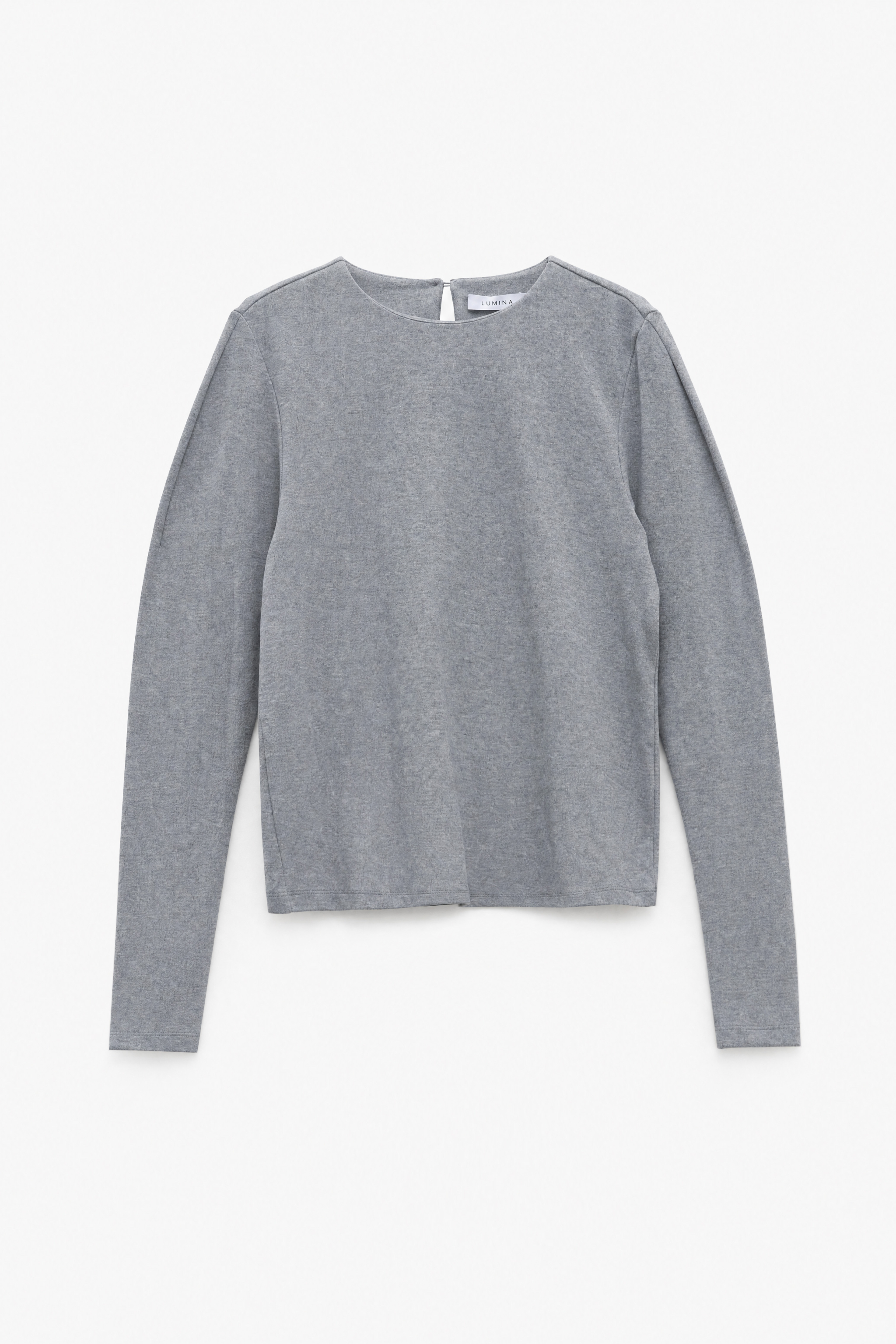 Back-Button Jersey Top