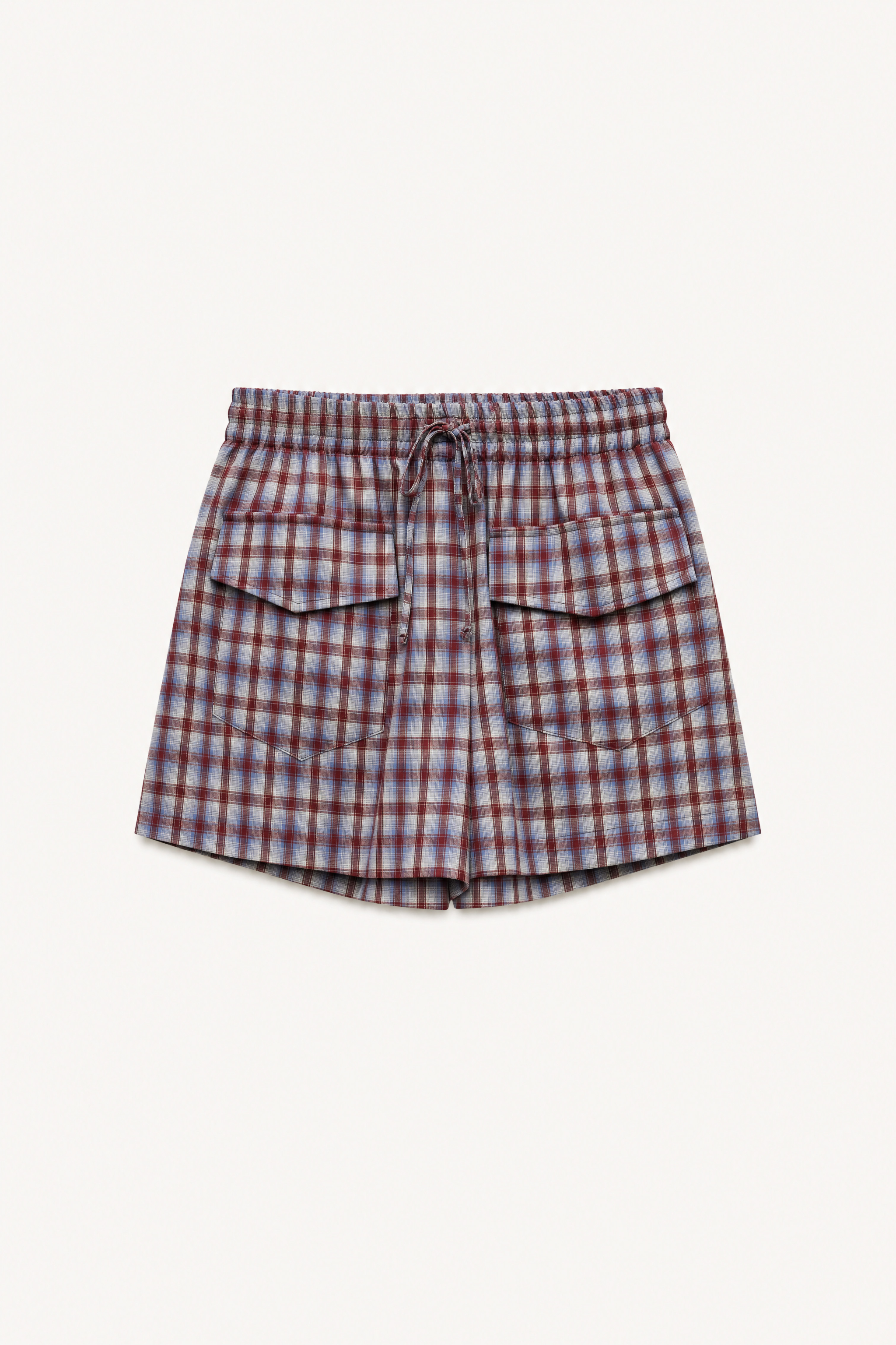 Tartan Drawstring Shorts