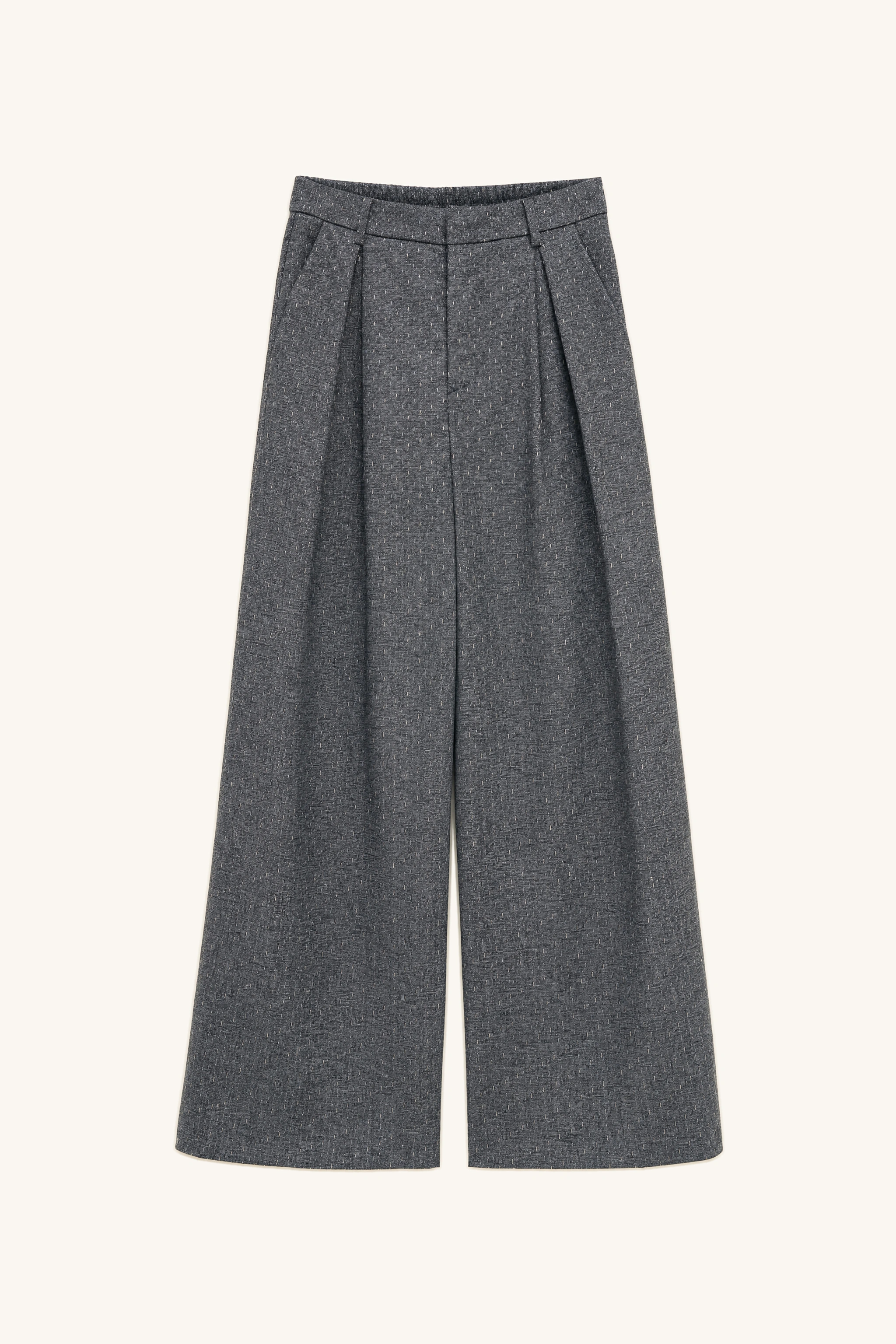 High‑Waist Wide Trousers