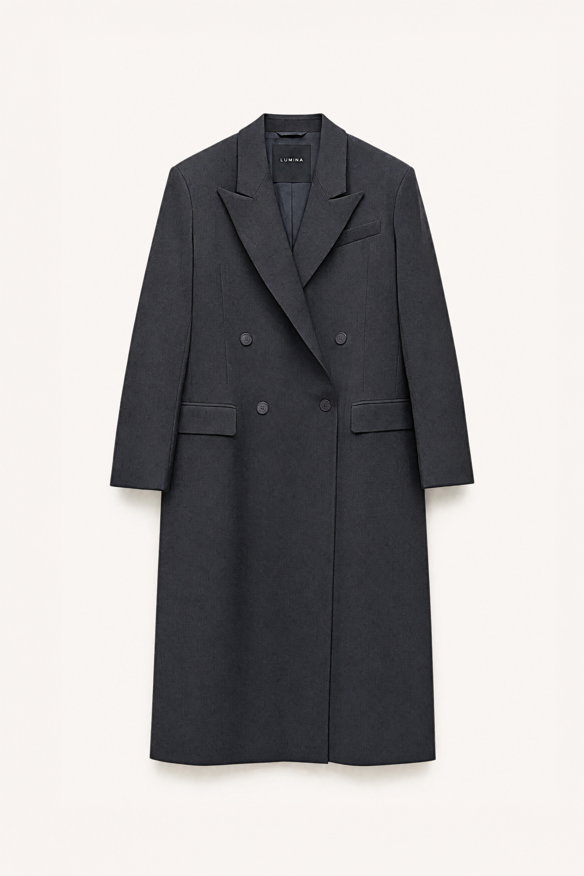 Maxi Coat with Lapels