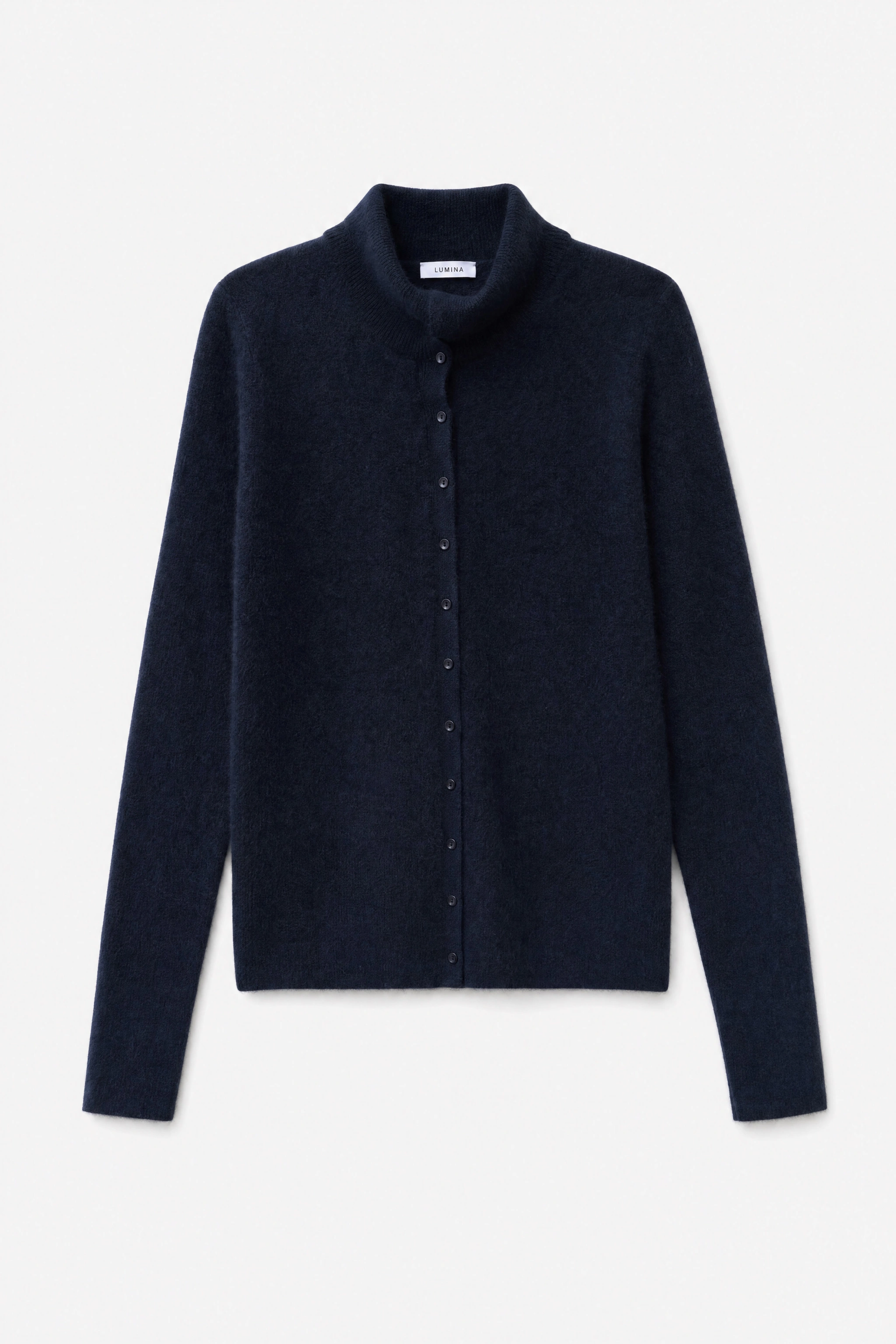 Turtleneck Cardigan