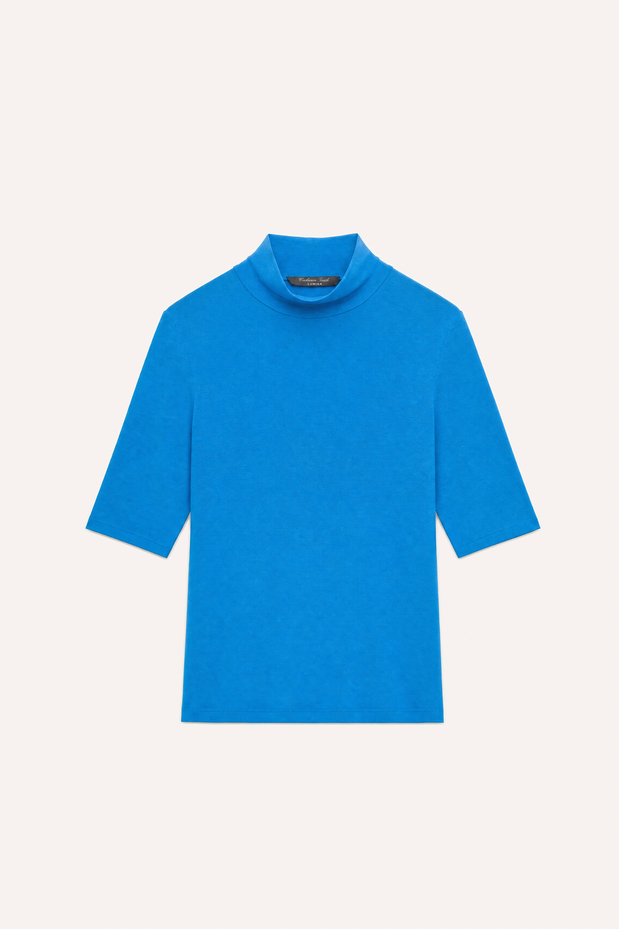 Fitted Top with Mock Neck