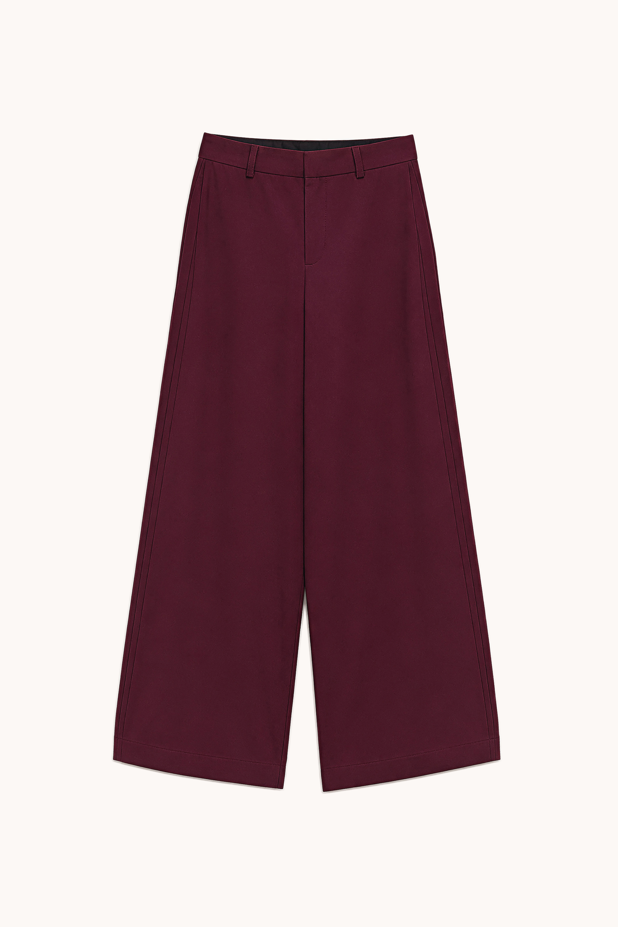 Wide Pleated Trousers