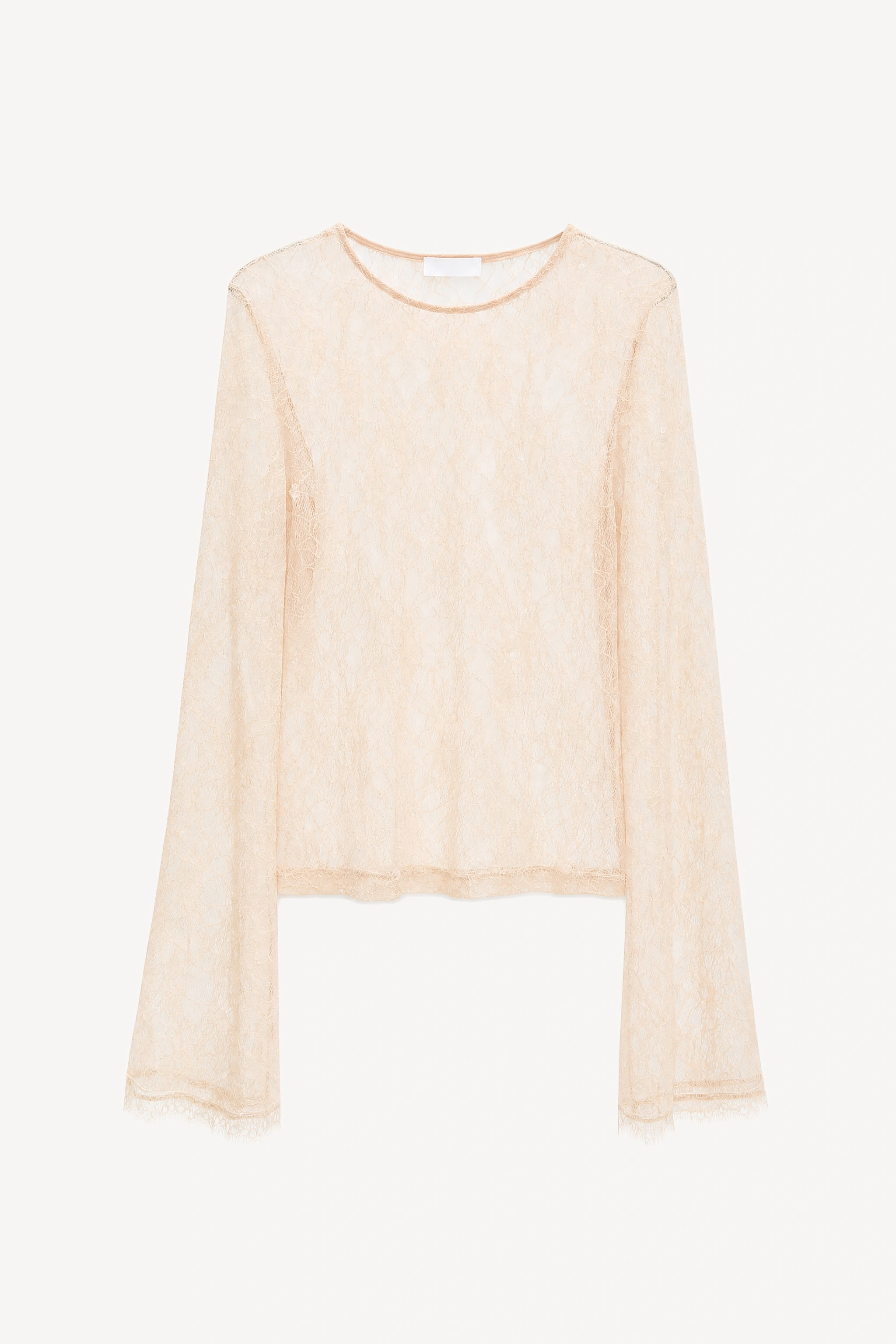 Lace Bell-Sleeve Top