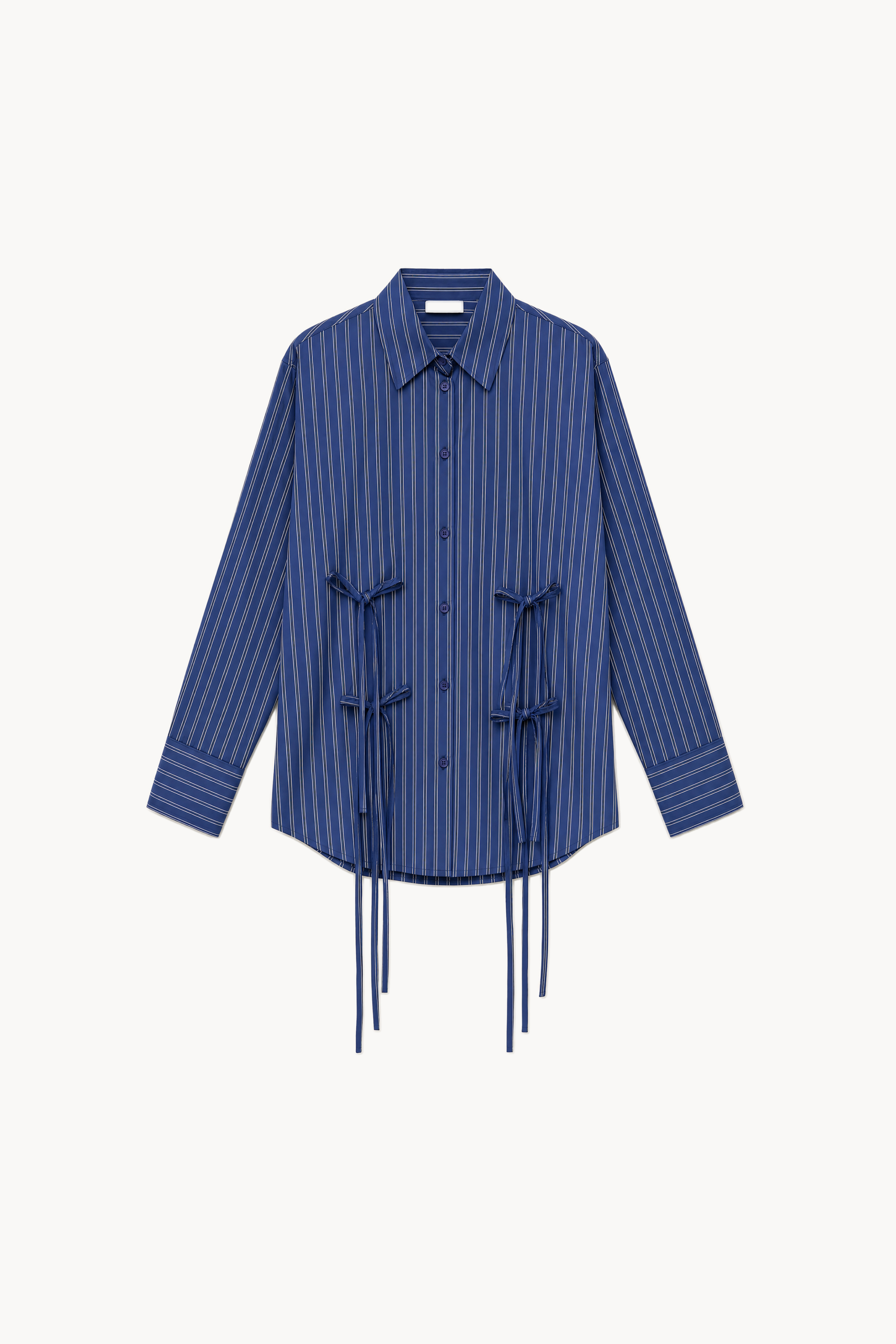 Loose-Fit Shirt with Side Ties