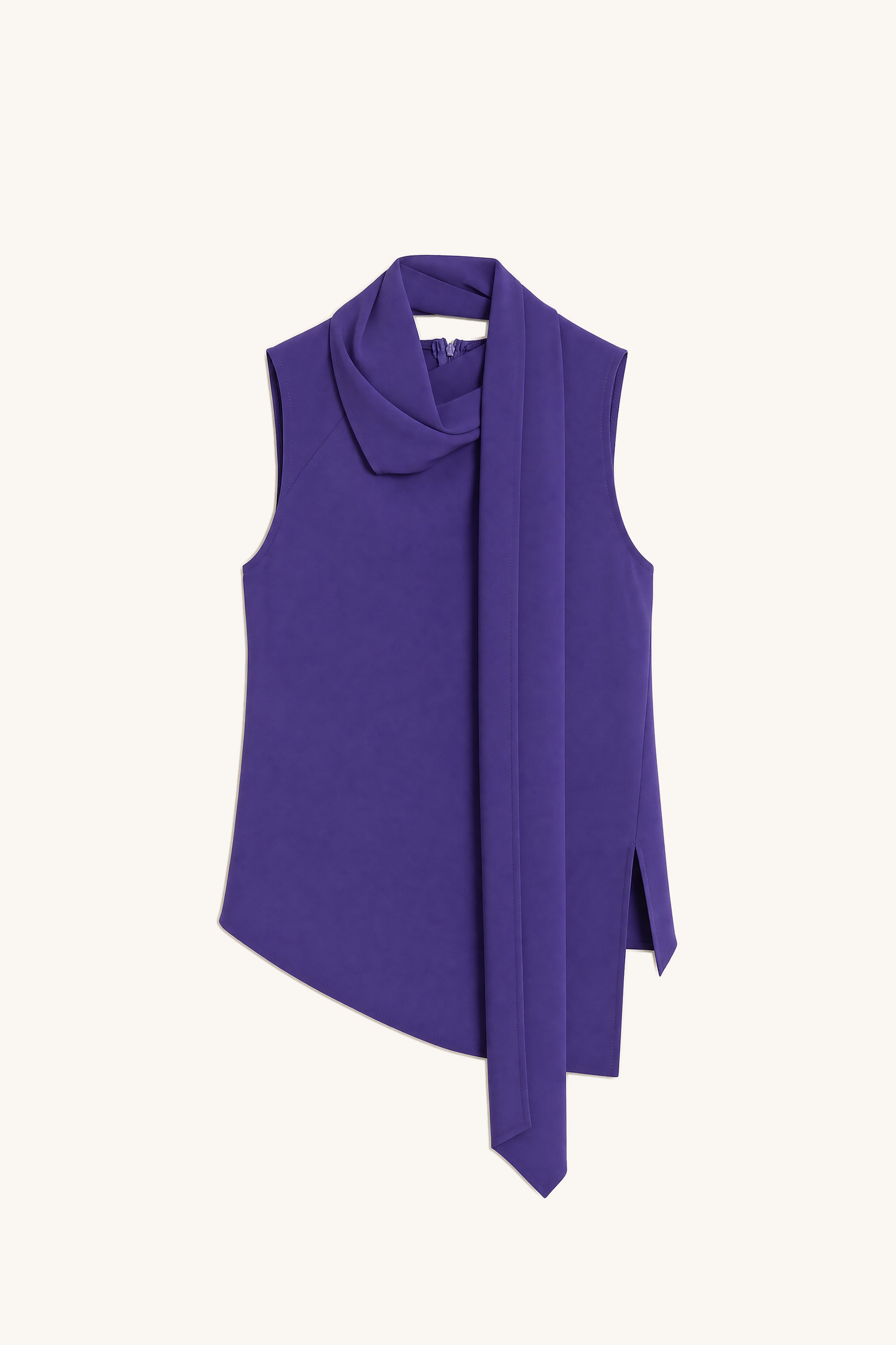 Sleeveless Draped Top