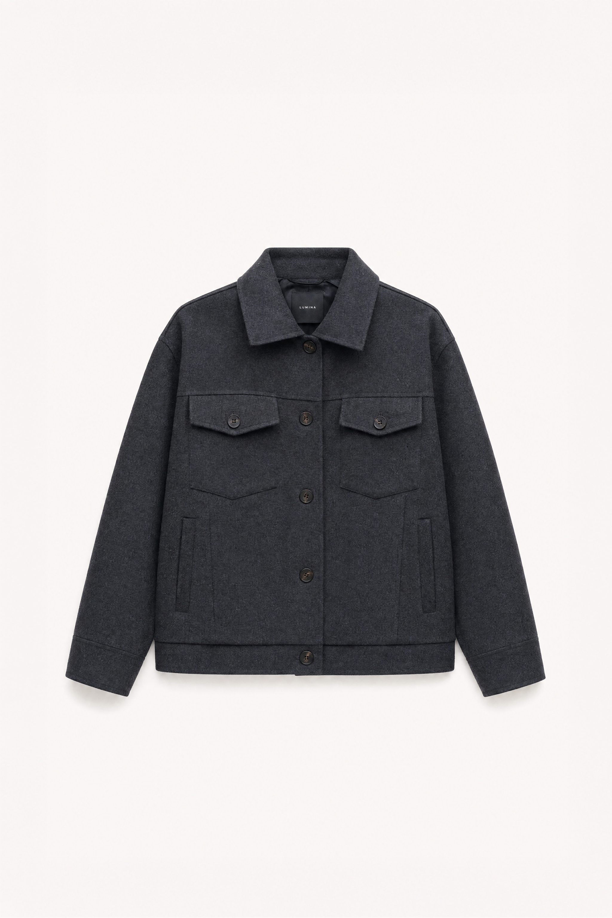 Oversized Jacket with Collar
