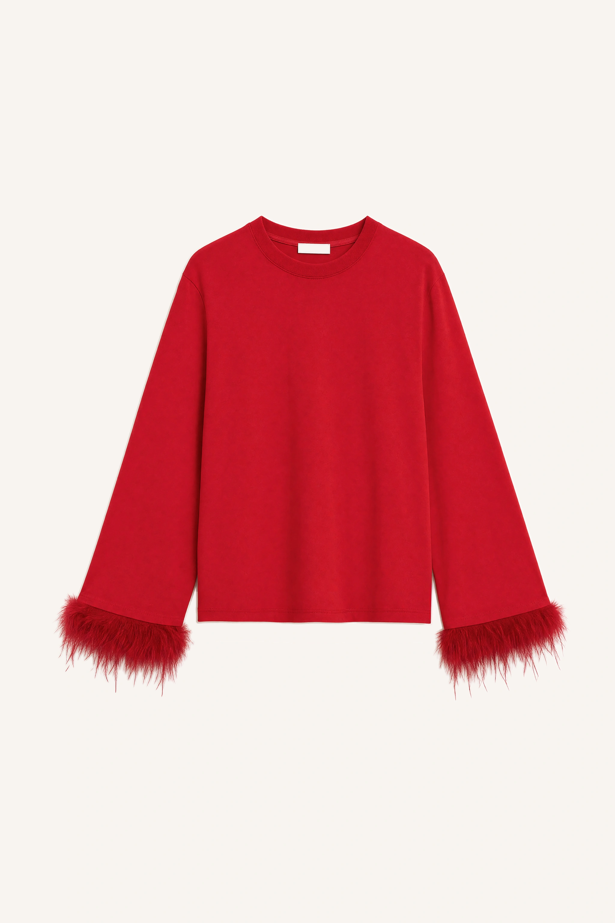 Cropped Fringe Sweater
