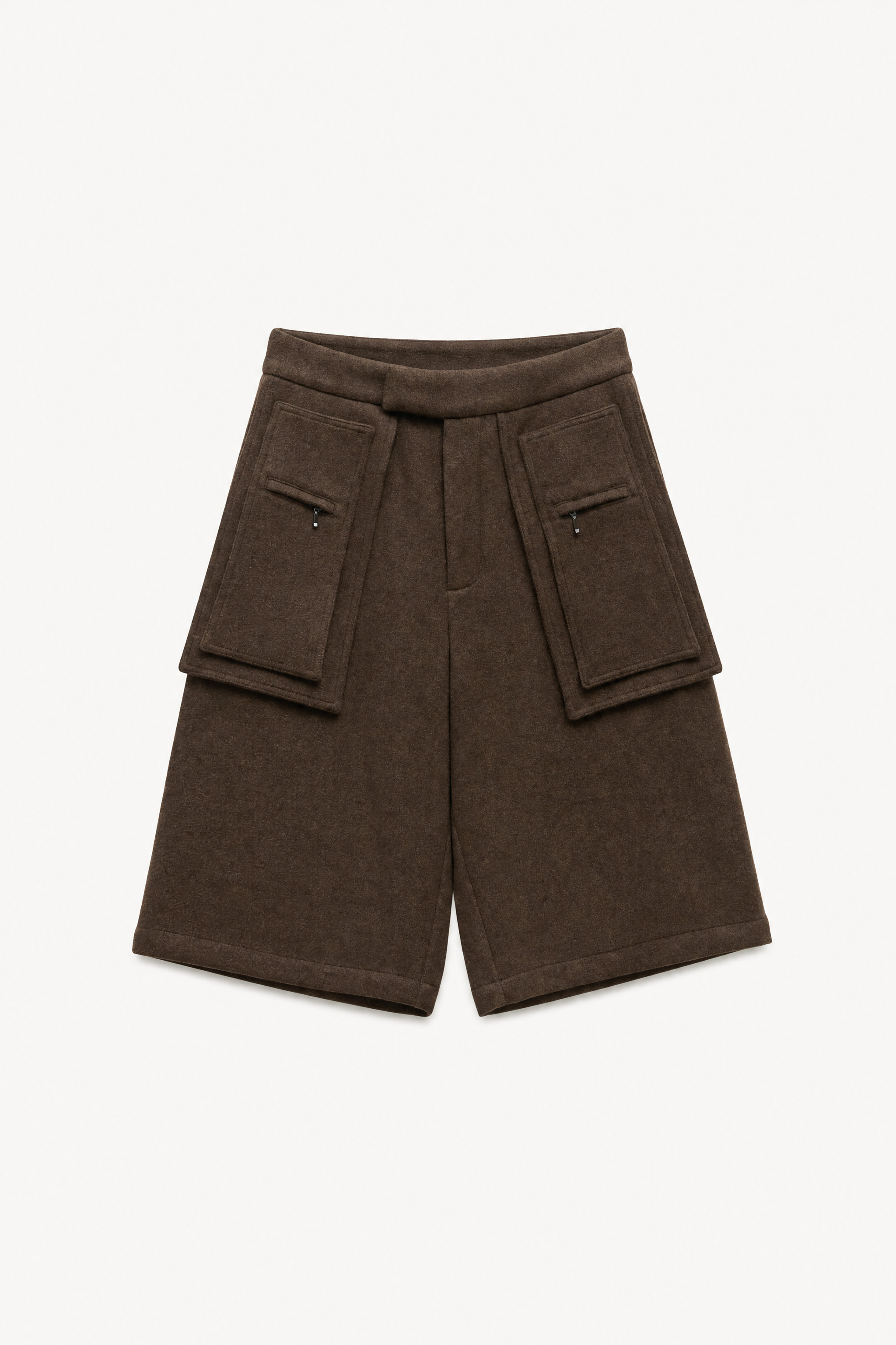 High-Waist Bermuda Shorts