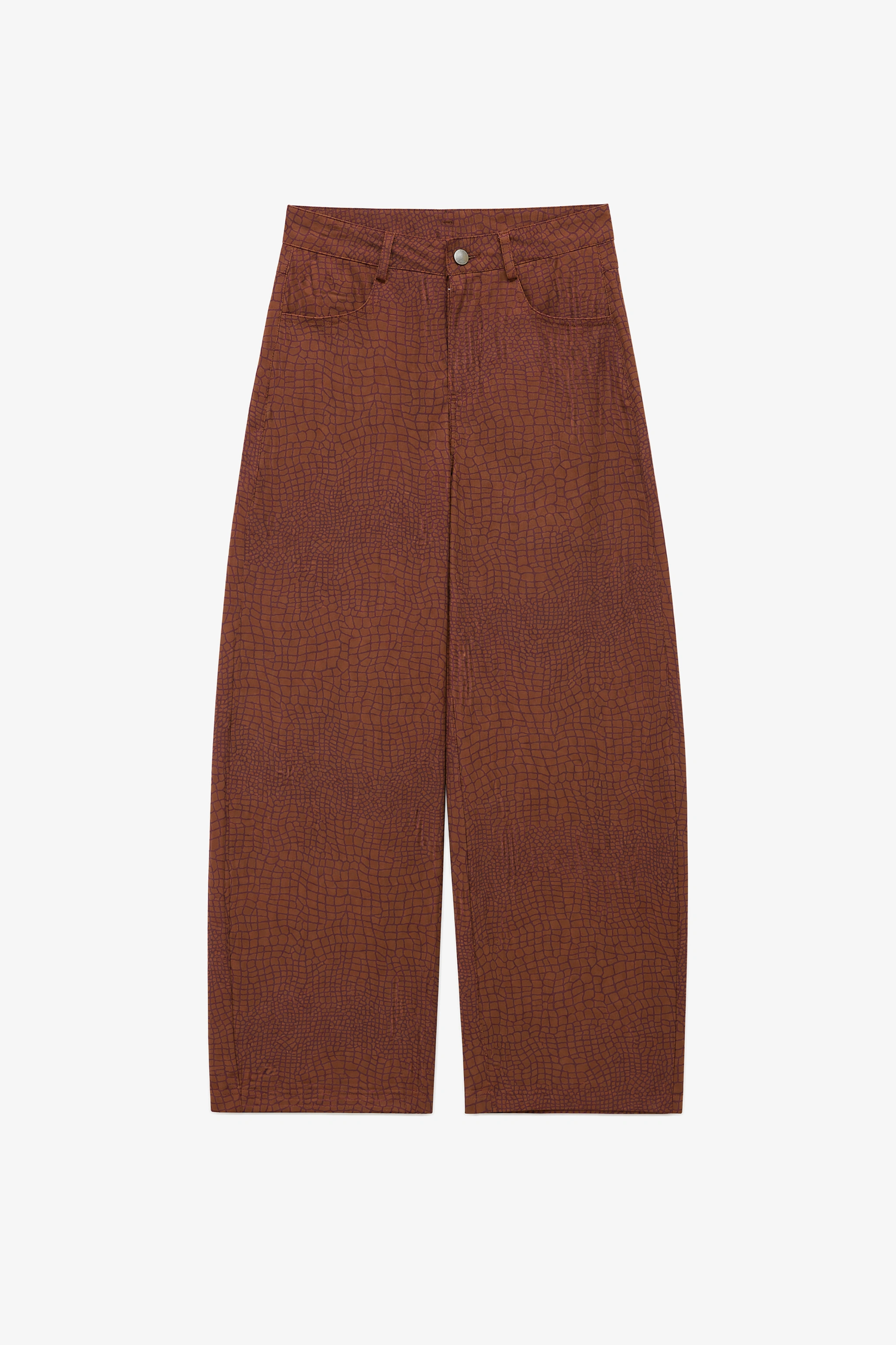 High-Waist Wide-Leg Trousers