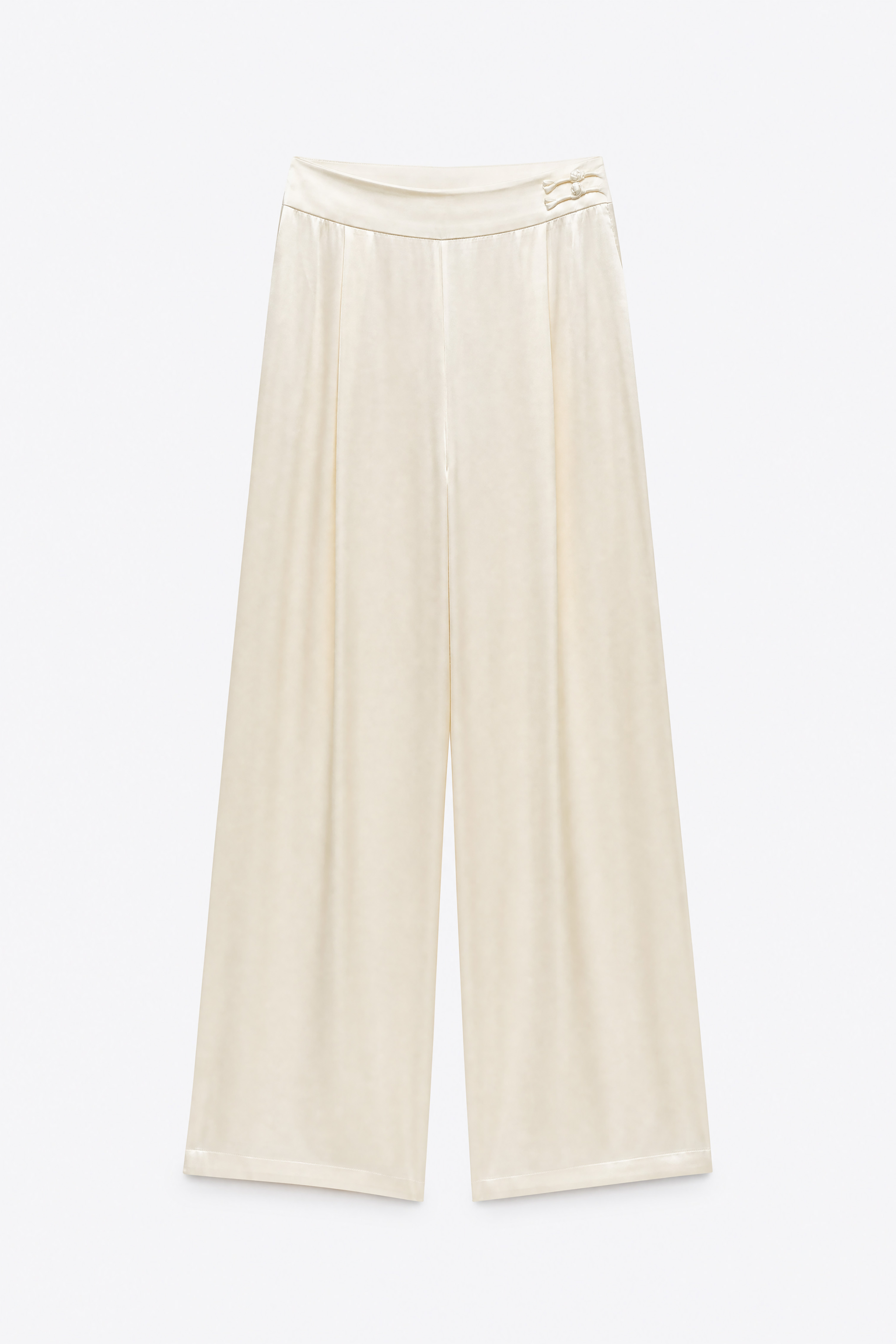 Wide Pleated Trousers