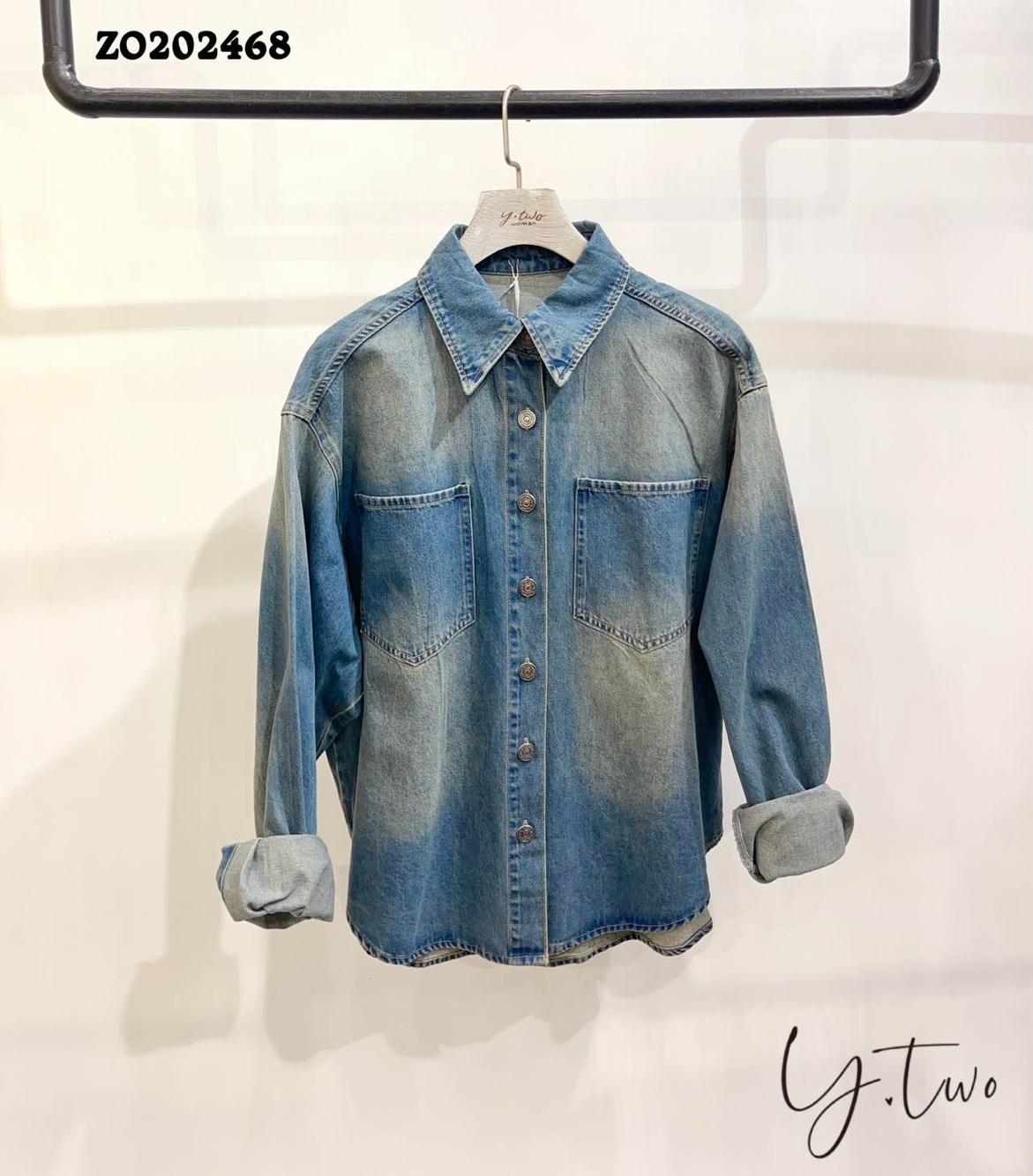 Oversize Studded Denim Jacket