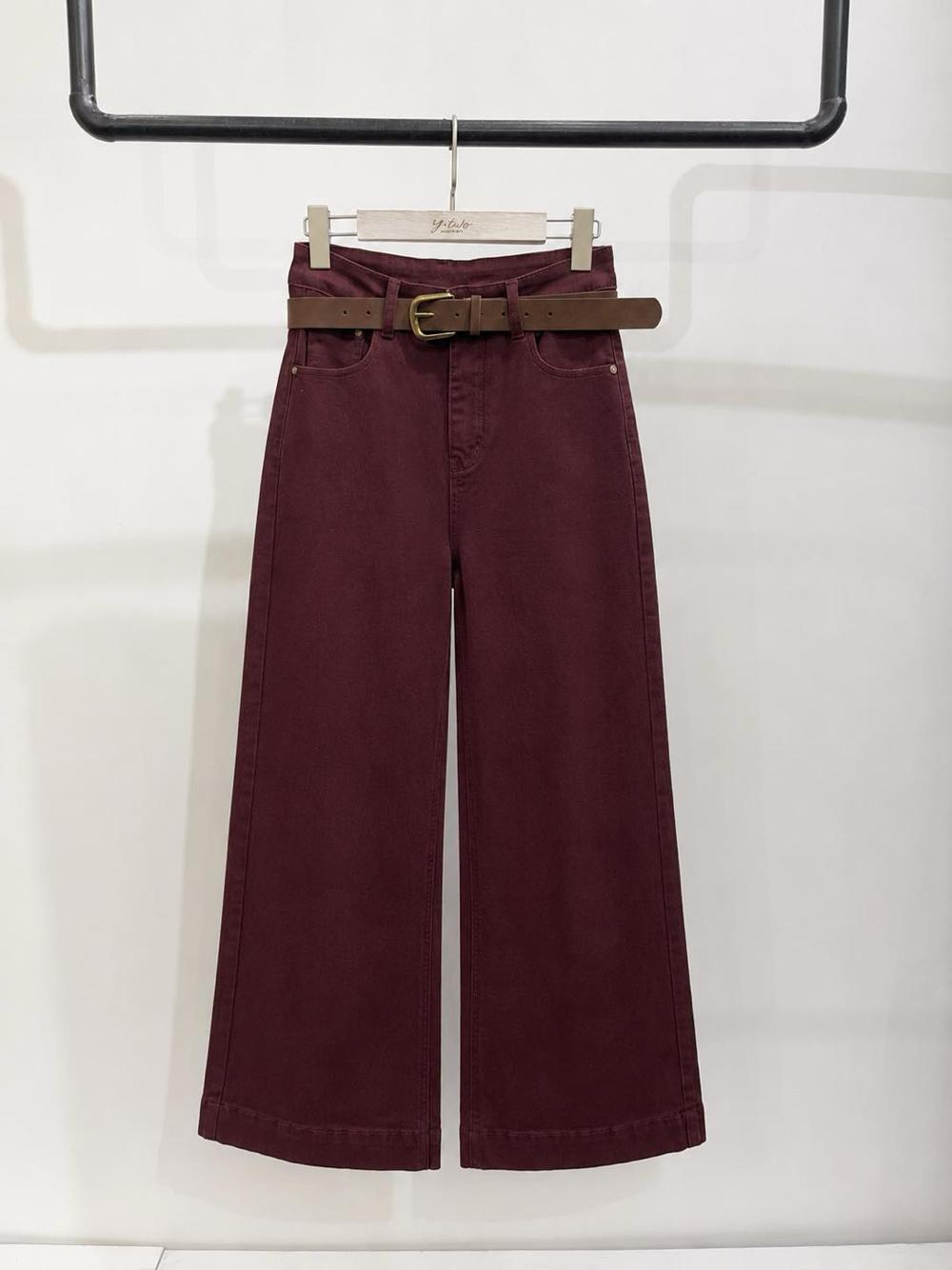 High‑Waist Wide‑Leg Trousers