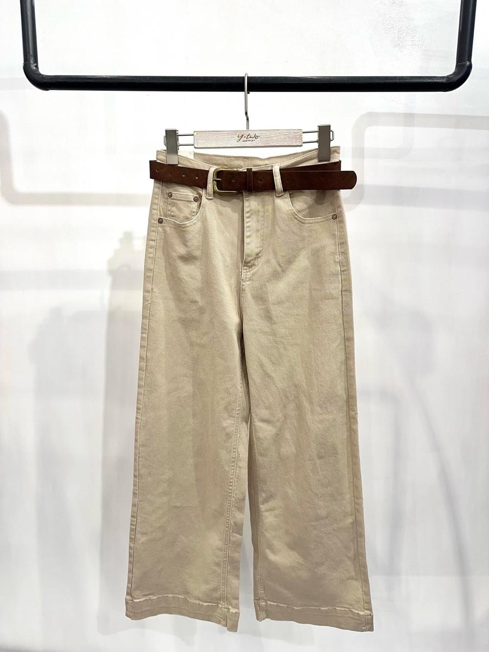 High‑Waist Wide‑Leg Trousers