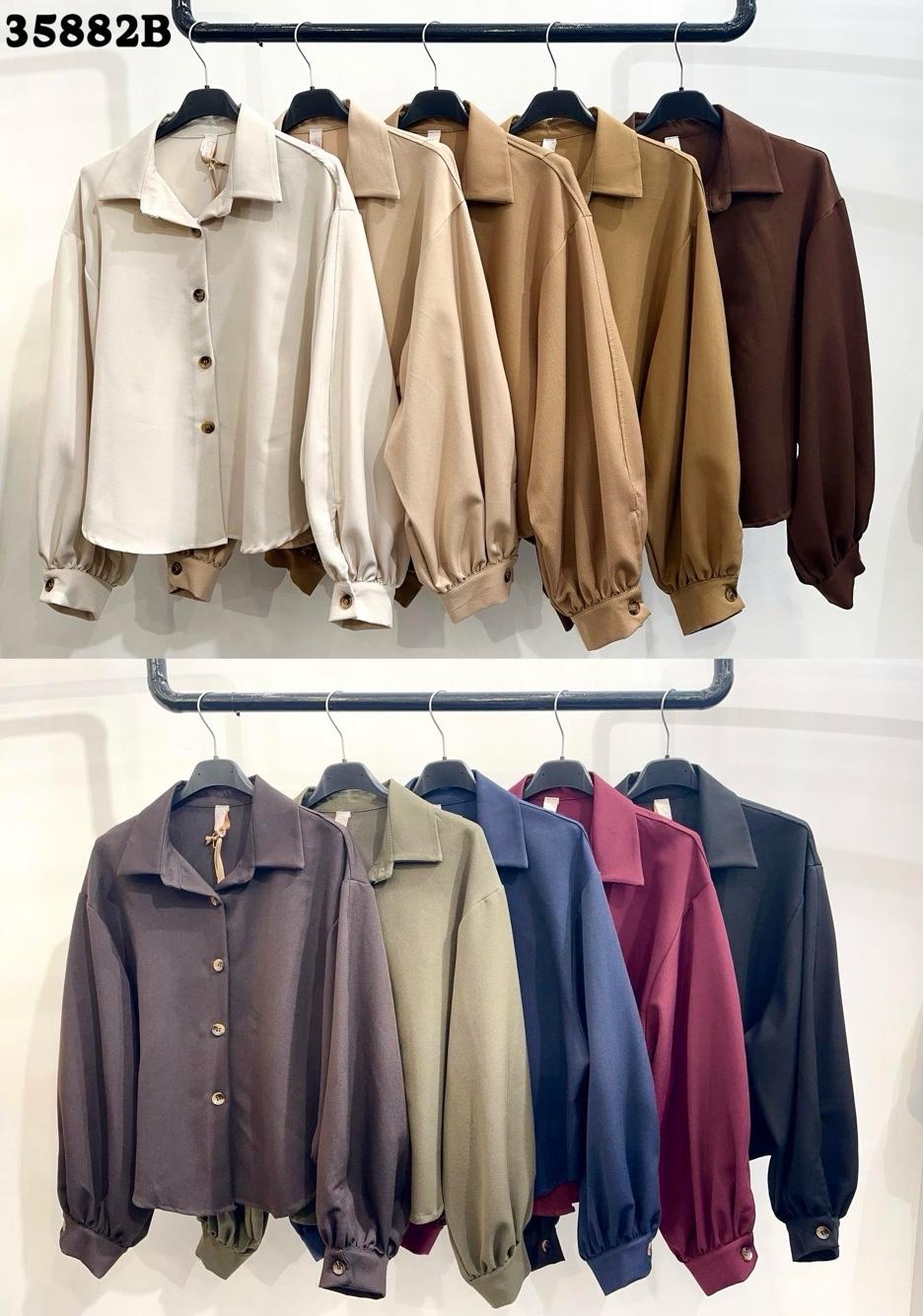 Relaxed Shirt with Collar