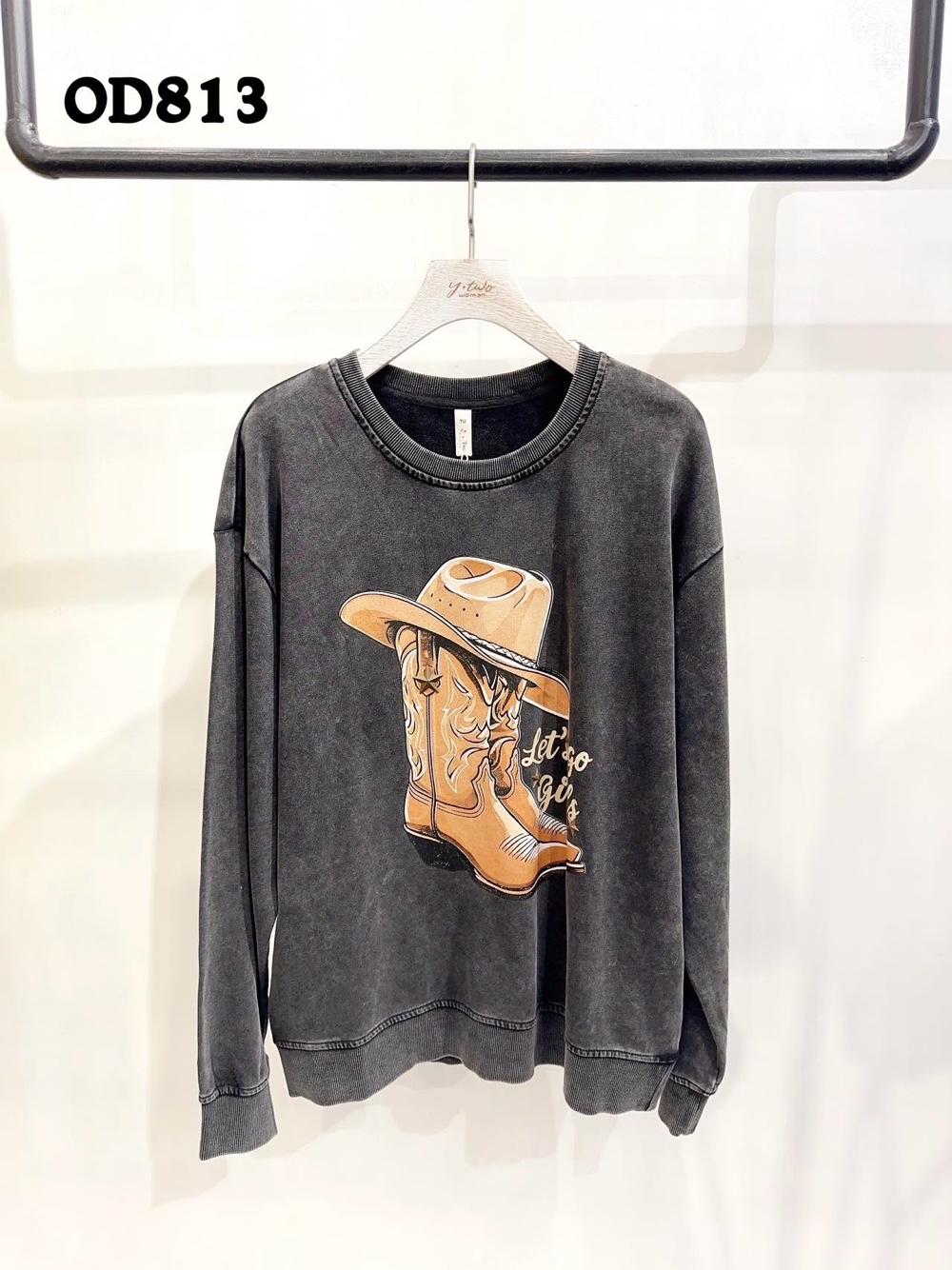 Oversized Printed Sweatshirt