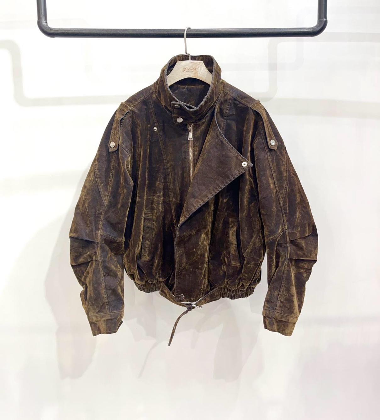 Oversize Jacket with Stand Collar