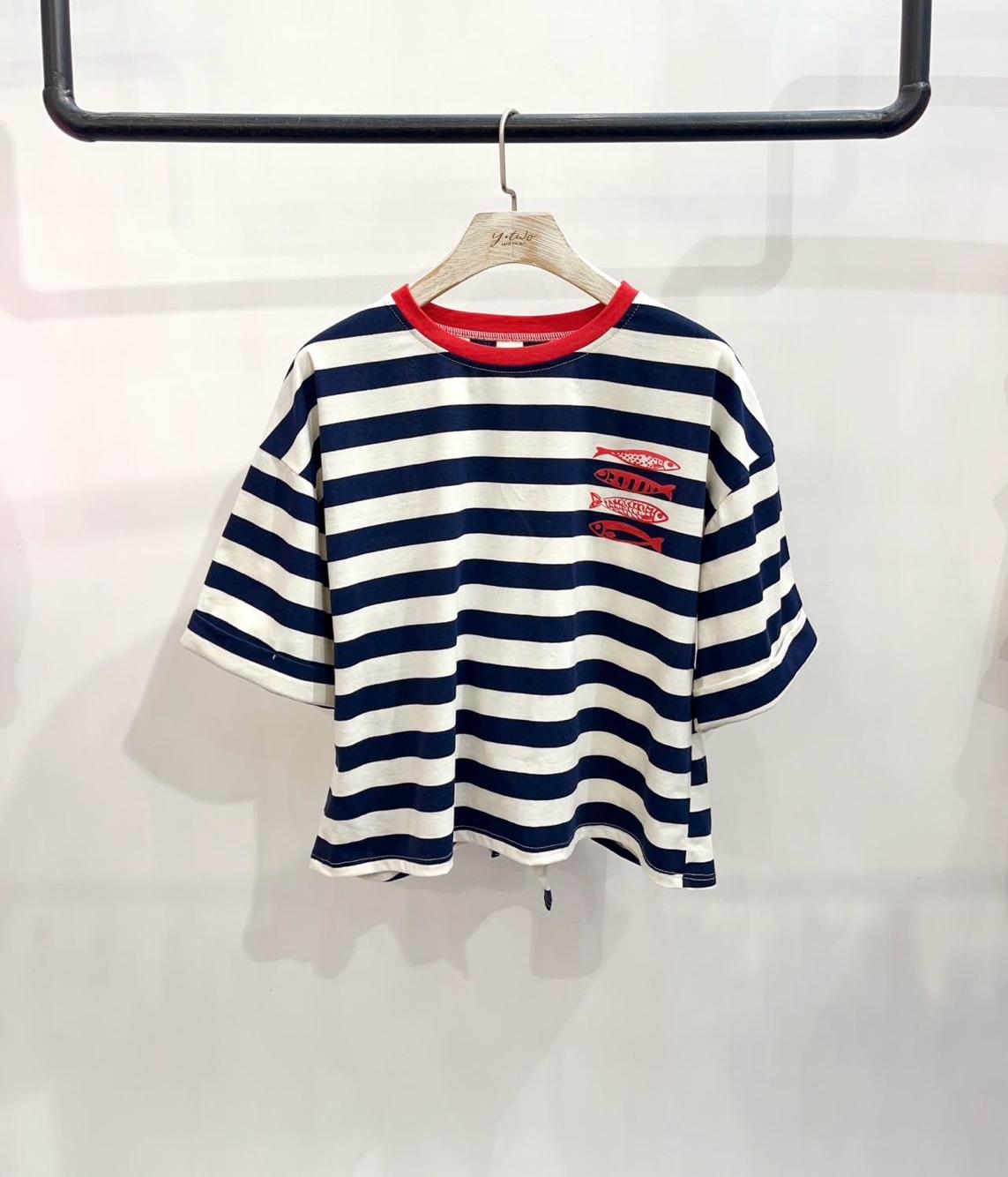 Relaxed T‑Shirt with Tie