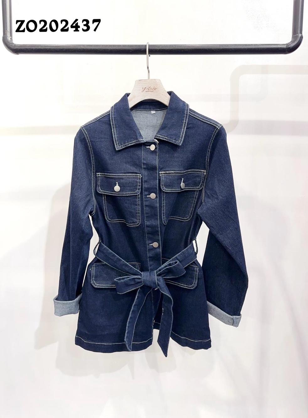 Fitted Longline Denim Jacket