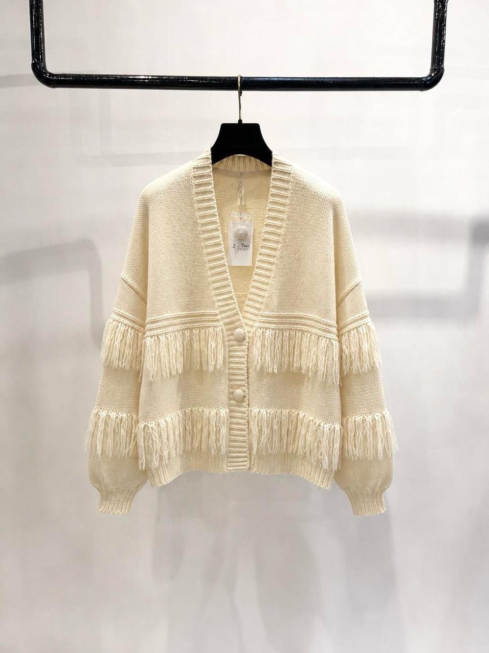 Oversized Fringe Cardigan