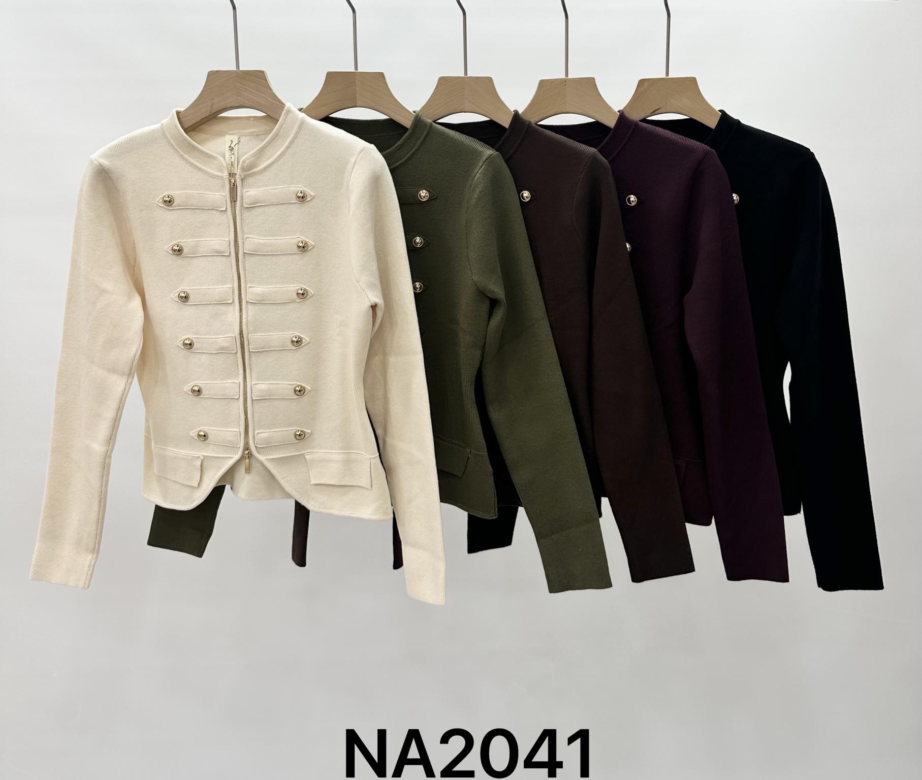 Fitted Zip-Front Cardigan