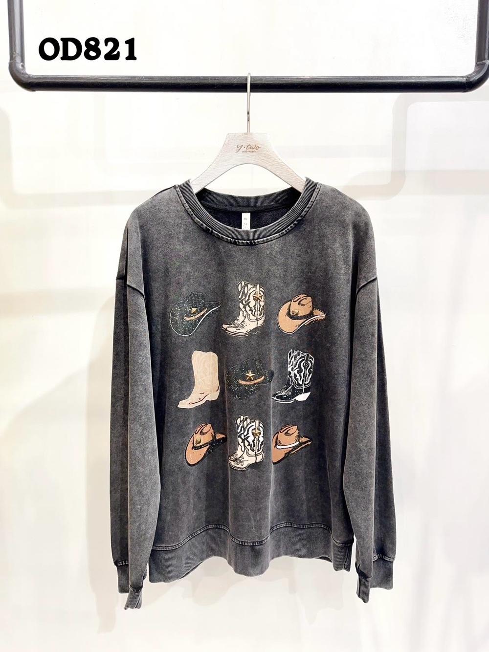 Oversized Printed Sweatshirt