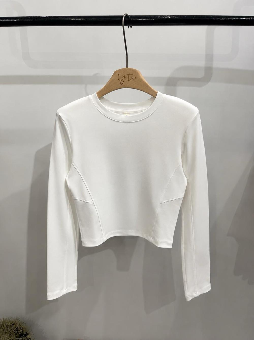 Cropped Top with Back Cut-out
