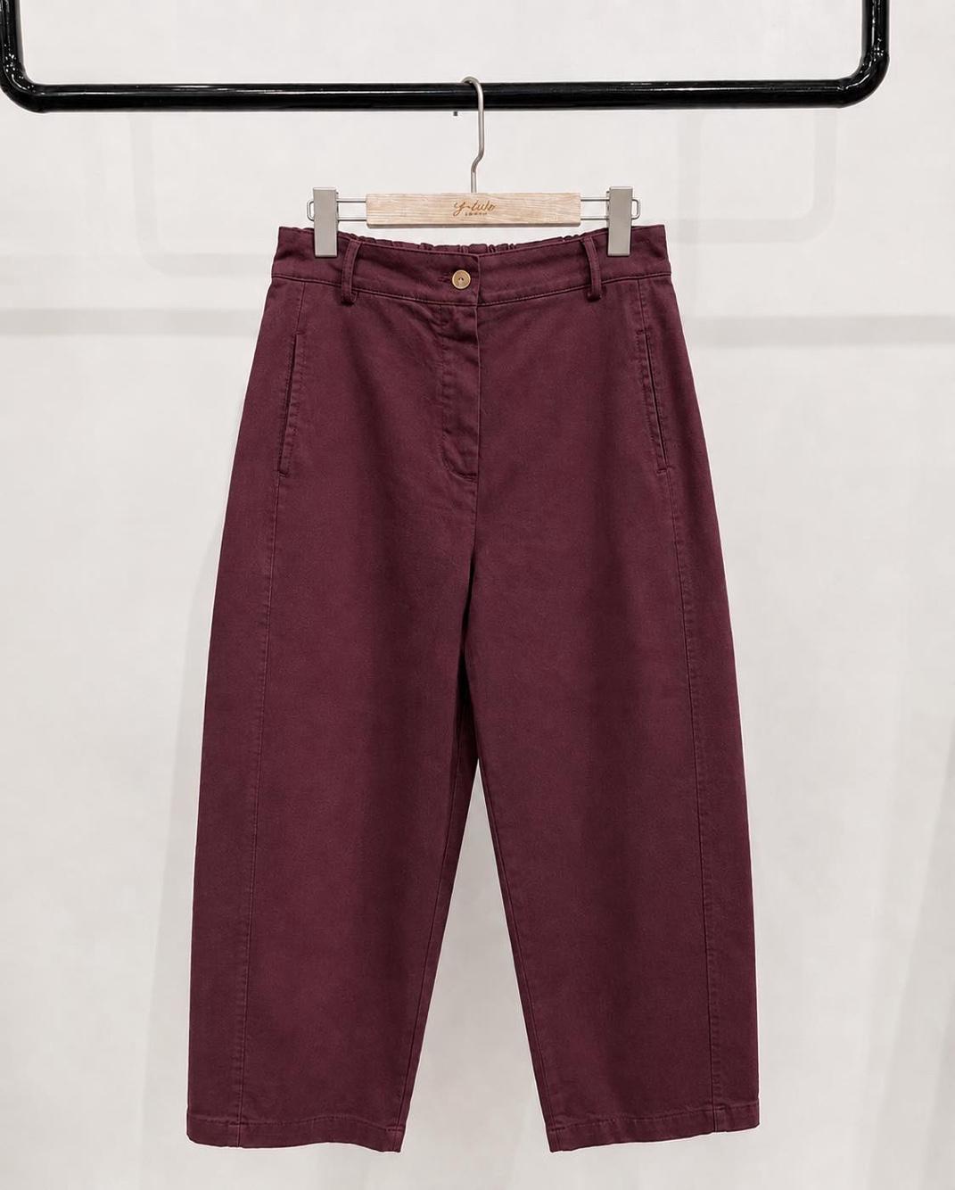 High-Rise Chino Trousers