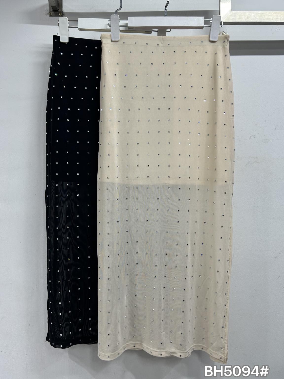 Studded Midi Pencil Skirt