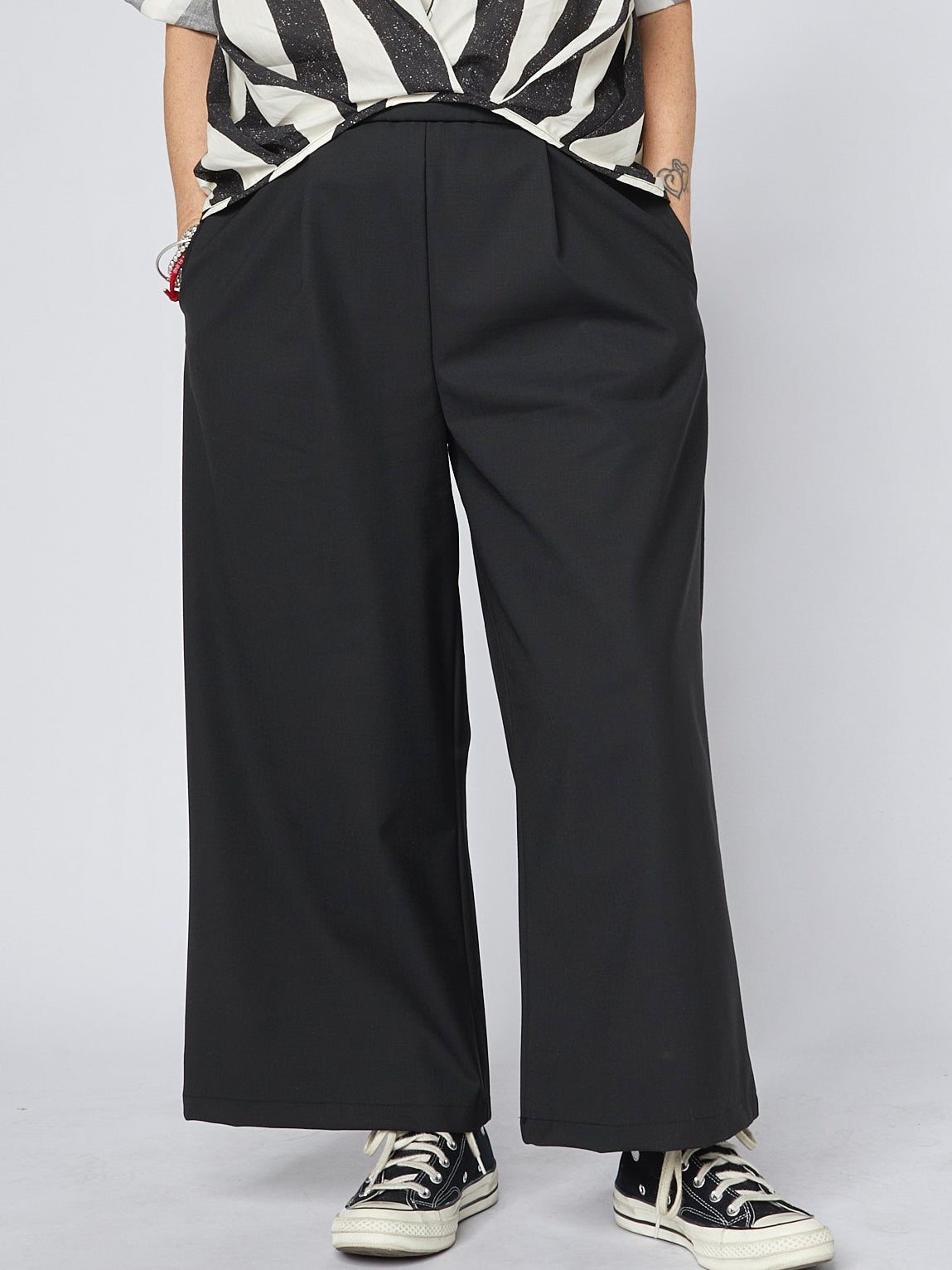 Loose Bell-Bottom Trousers
