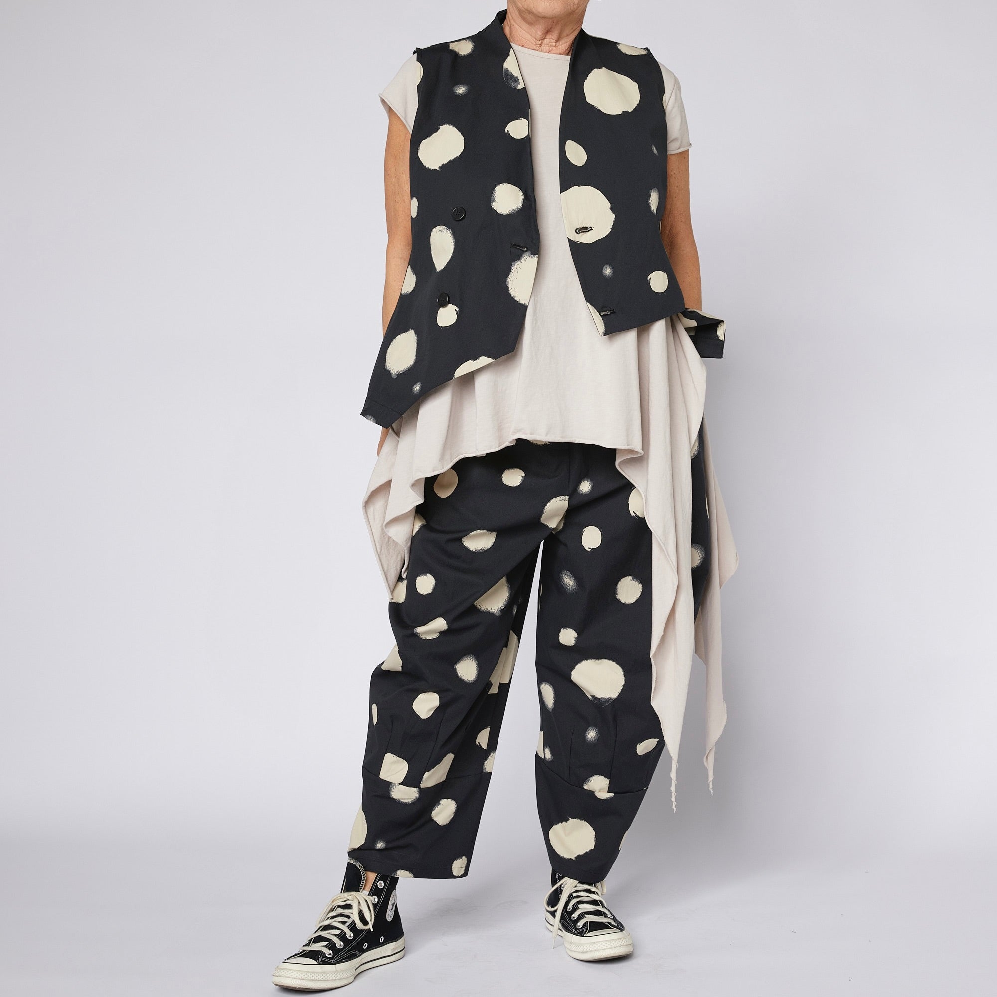 Loose Polka-Dot Trousers