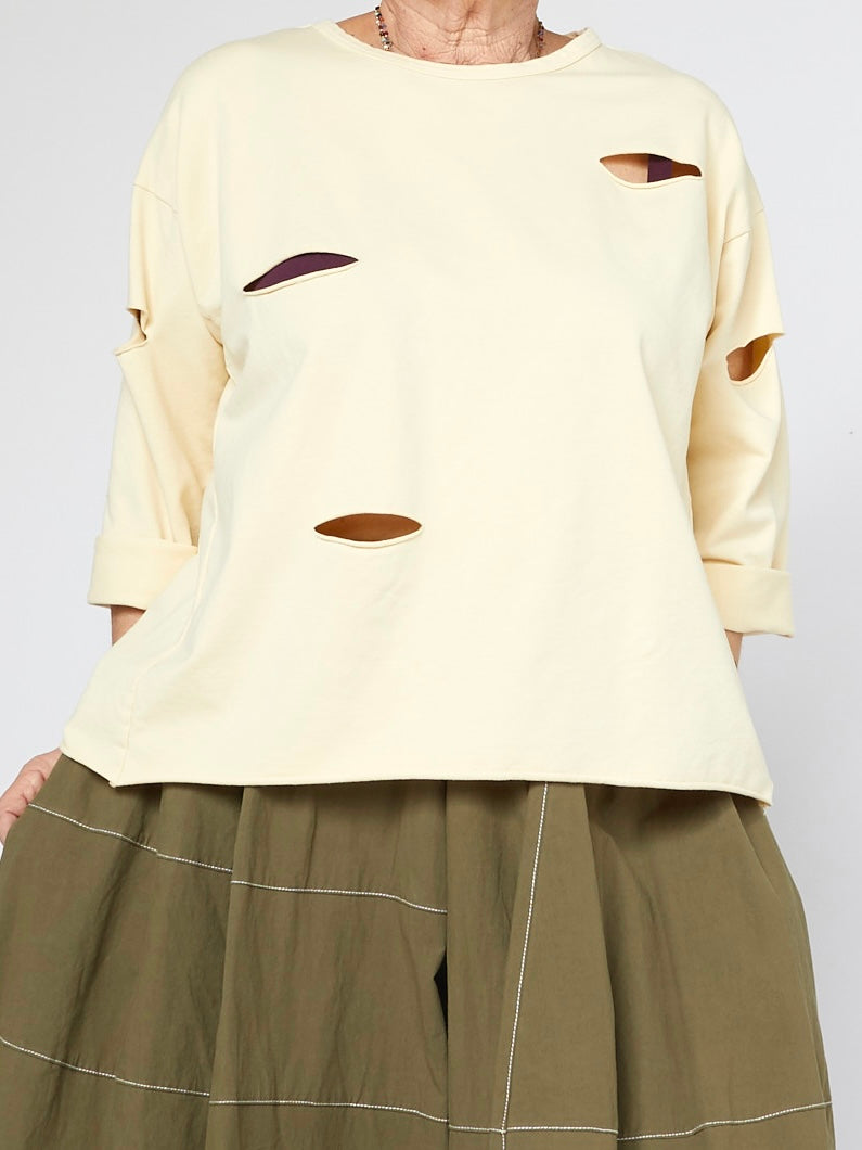 Oversize Cut-Out T-Shirt