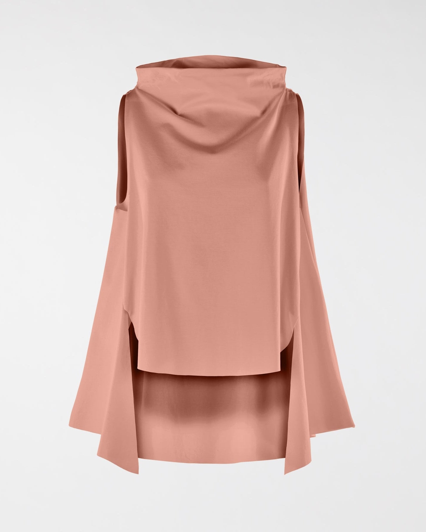 Relaxed Vest with Turtleneck
